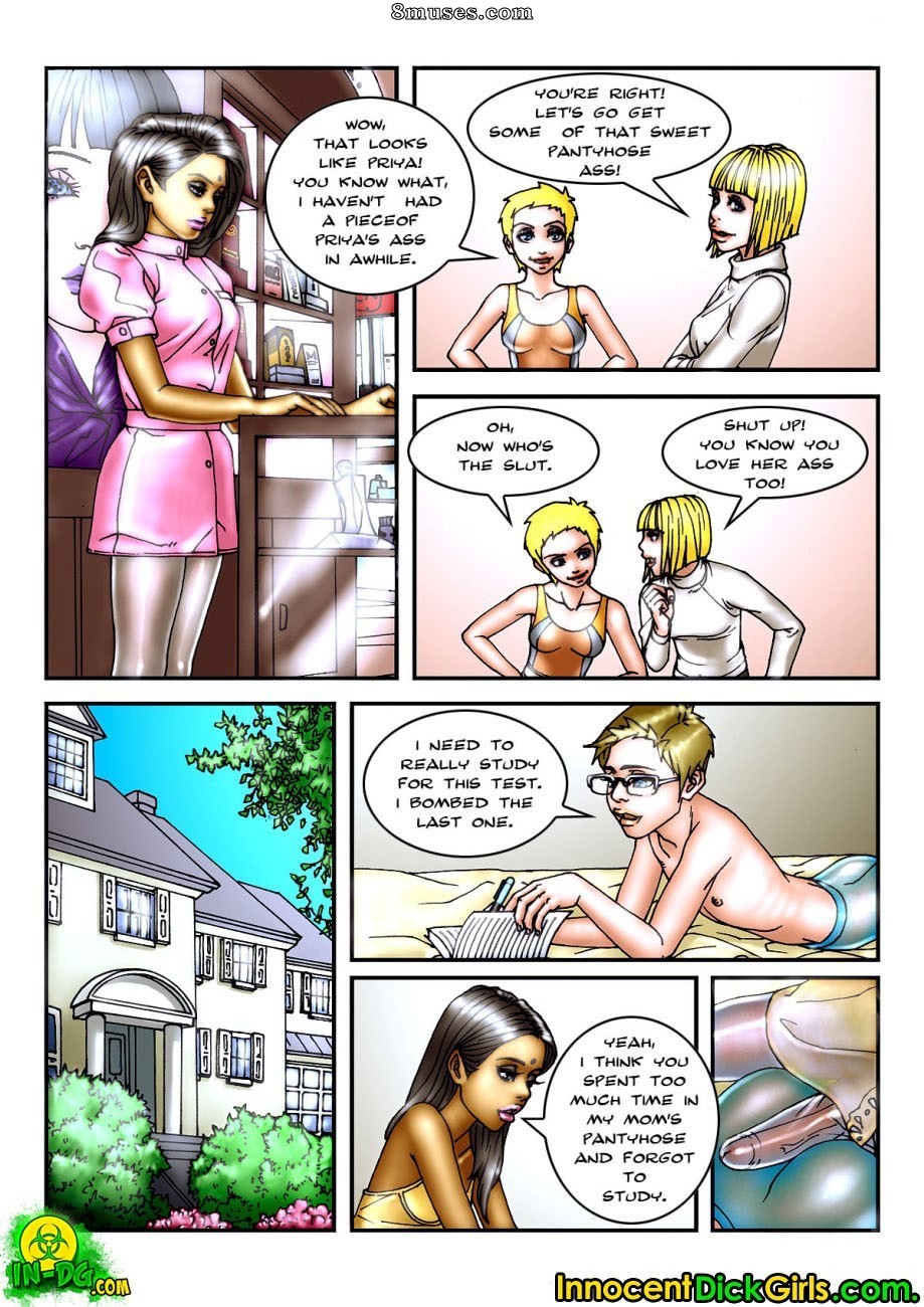 Page 3 | Innocent-Dickgirls-Comics/Pantyhose-Burglars | 8muses - Sex Comics