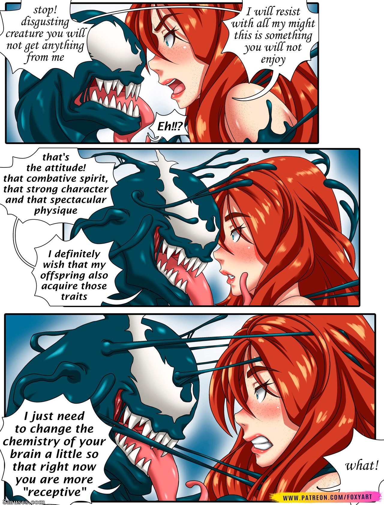 FoxyArt Comics - Mary Venom - Séance photo de folie - Page 5