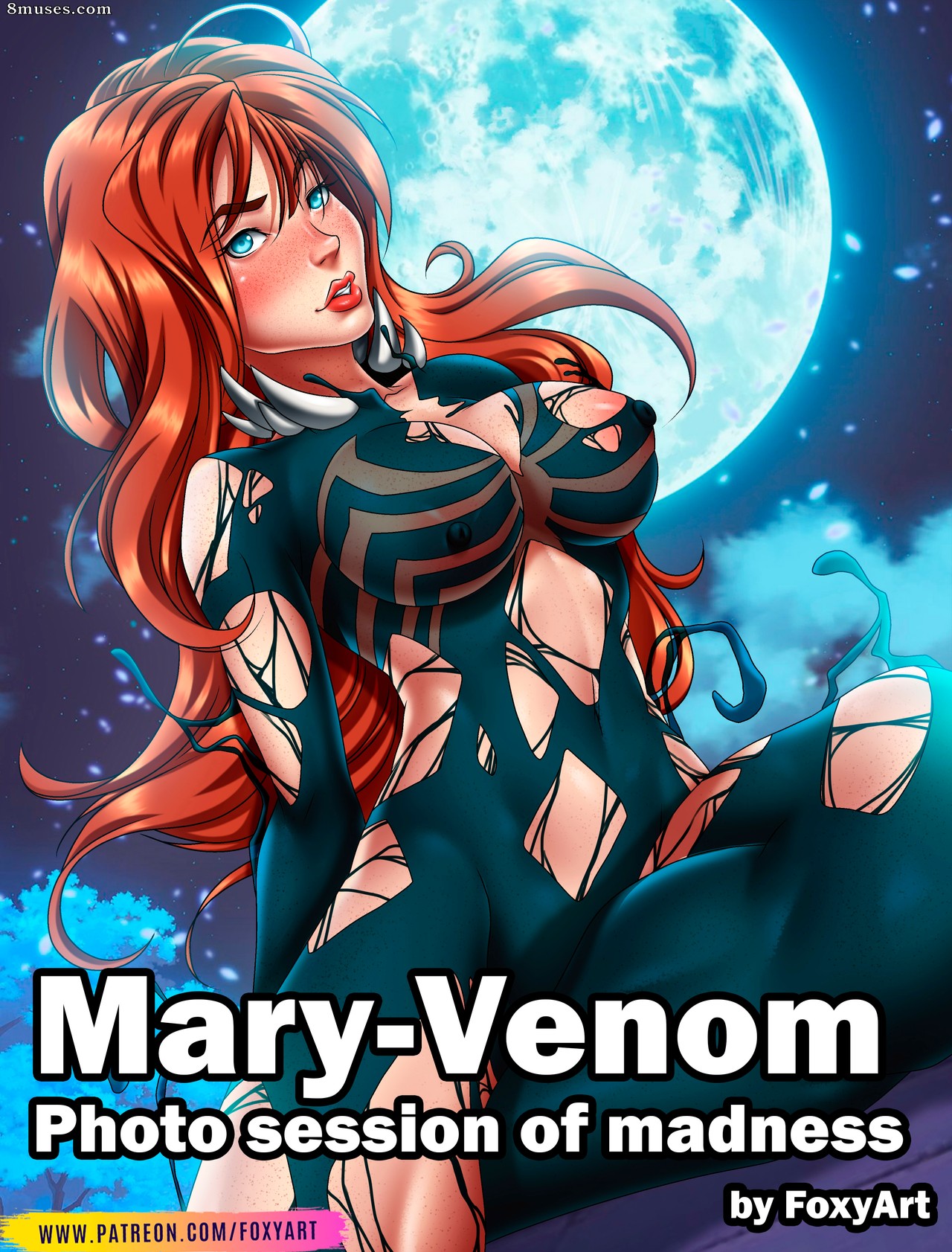 FoxyArt Comics - Mary Venom - Séance photo de folie - Page 1