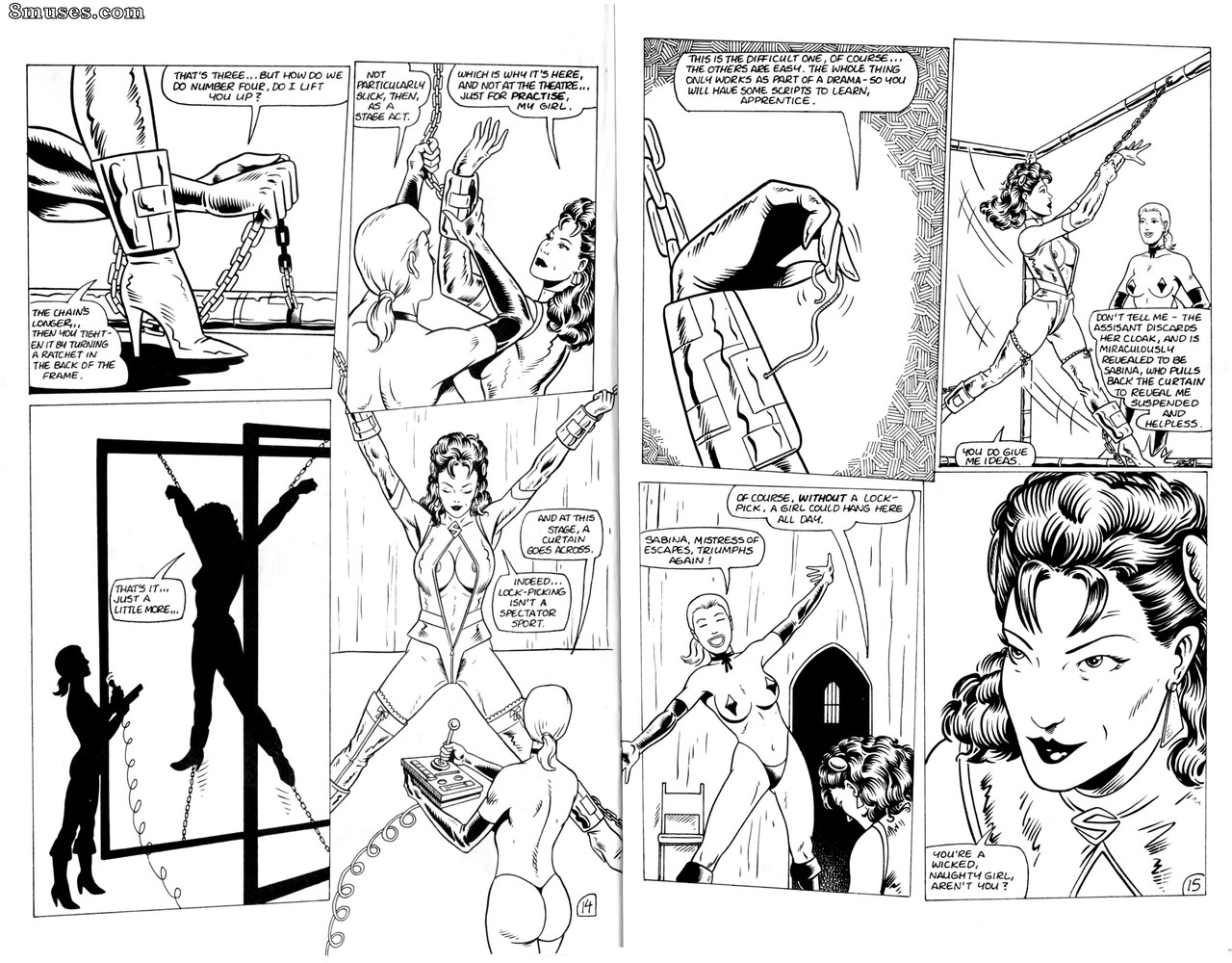 EROS Comics - Naring Sabina maîtresse des évasions 01 - Page 9