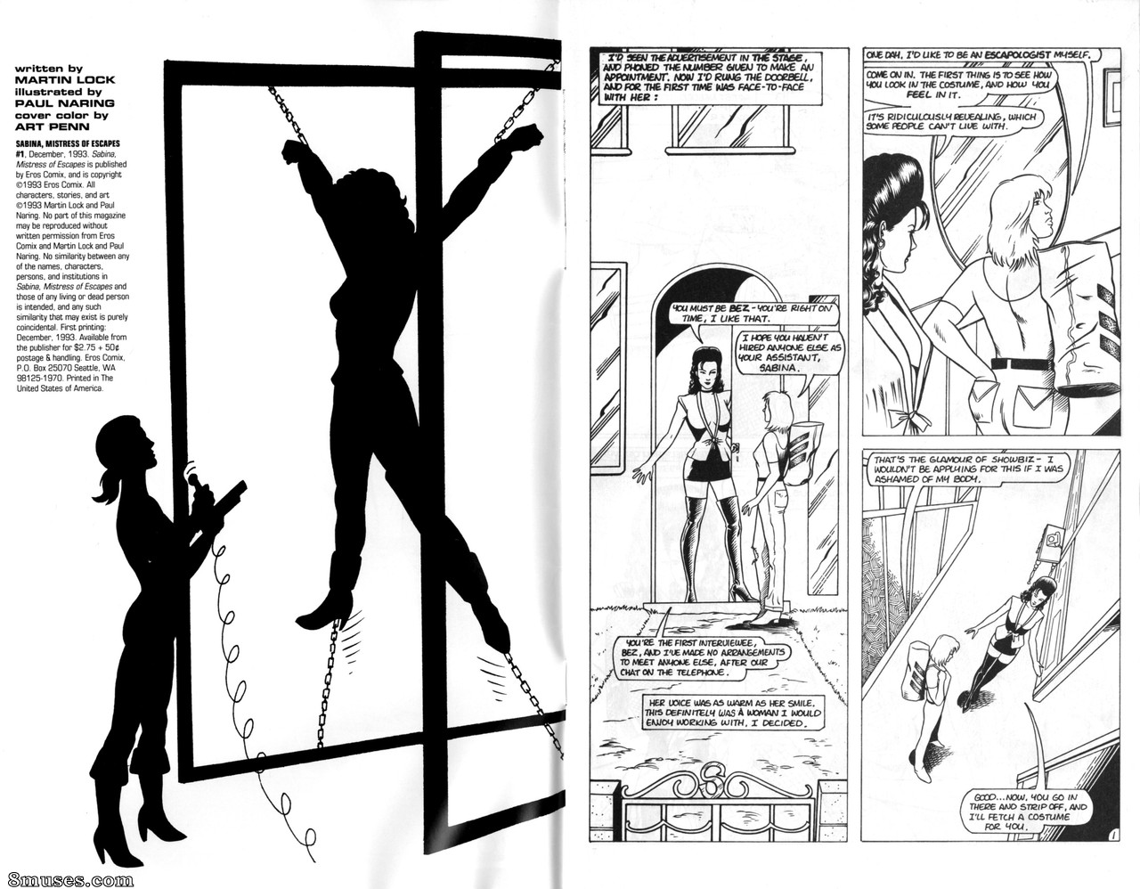 EROS Comics - Naring Sabina maîtresse des évasions 01 - Page 2