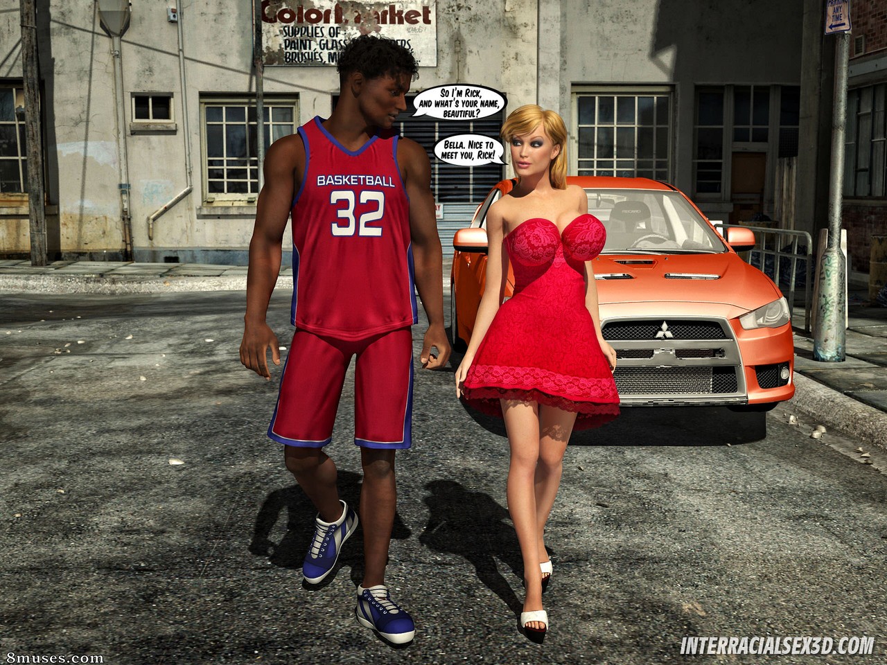 InterracialSex3D.com Comics - Jinetes de coño del gueto - Página 6