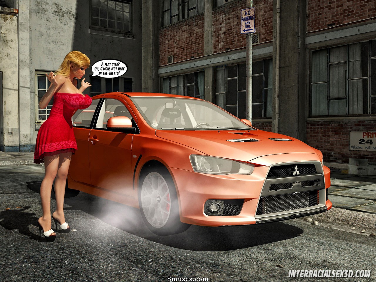 InterracialSex3D.com Comics - Jinetes de coño del gueto - Página 2