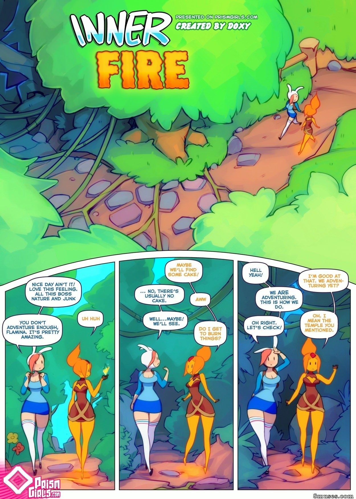 PrismGirls Comics - Fuego interior - Página 1