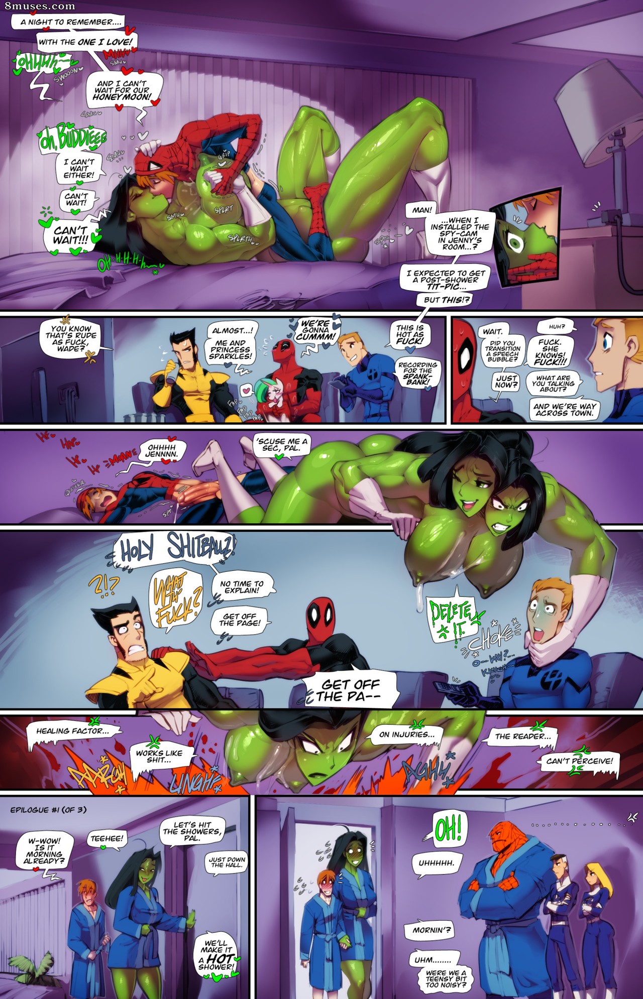 Fred Perry Comics - Spidey and She-Hulk - Are Noisy Neighbors - Page 20