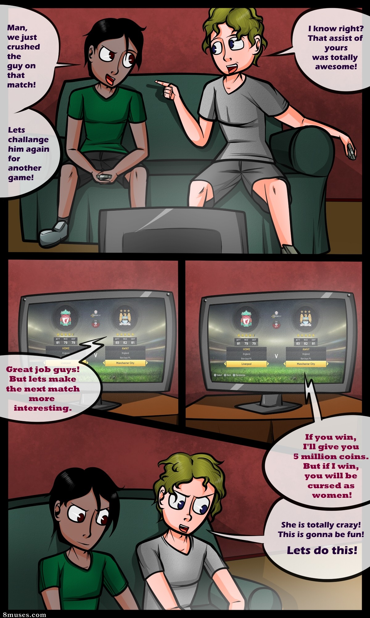 TGedNathan Comics - La maldición del fútbol - Página 2