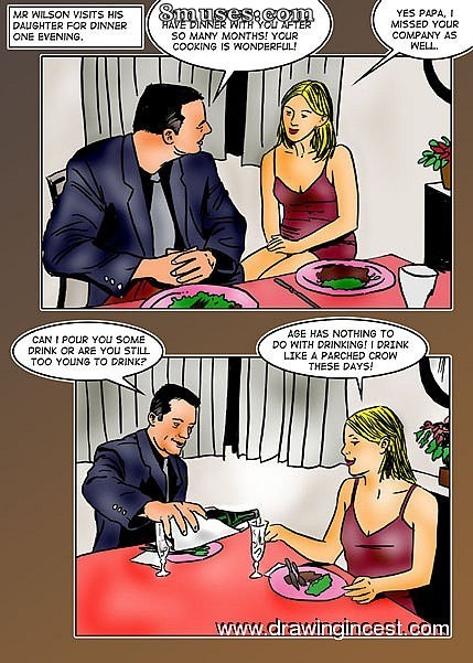 2D - Mr.Wilson visits his daughter for dinner one evening - Page 1