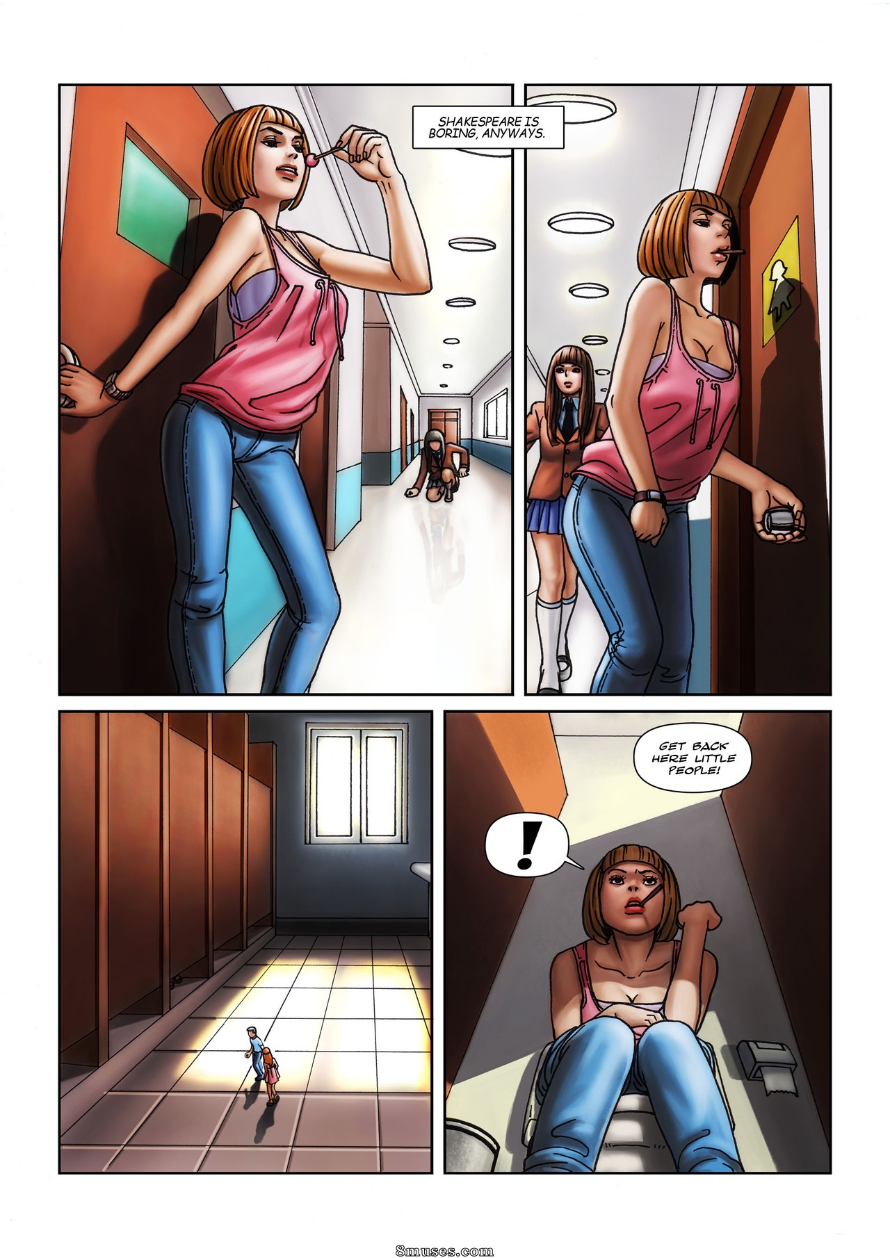 Page 8 | Giantess-Fan-Comics/Dont-Eat-Me/Issue-1 | 8muses - Sex Comics