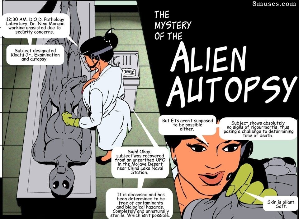 Central de chicas espaciales - Autopsia alienígena - Página 1