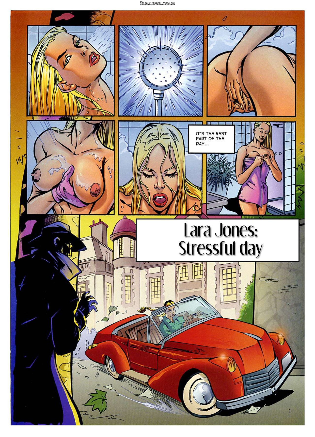 Lara Jones - Lara Jones - Stressful Day - Page 1