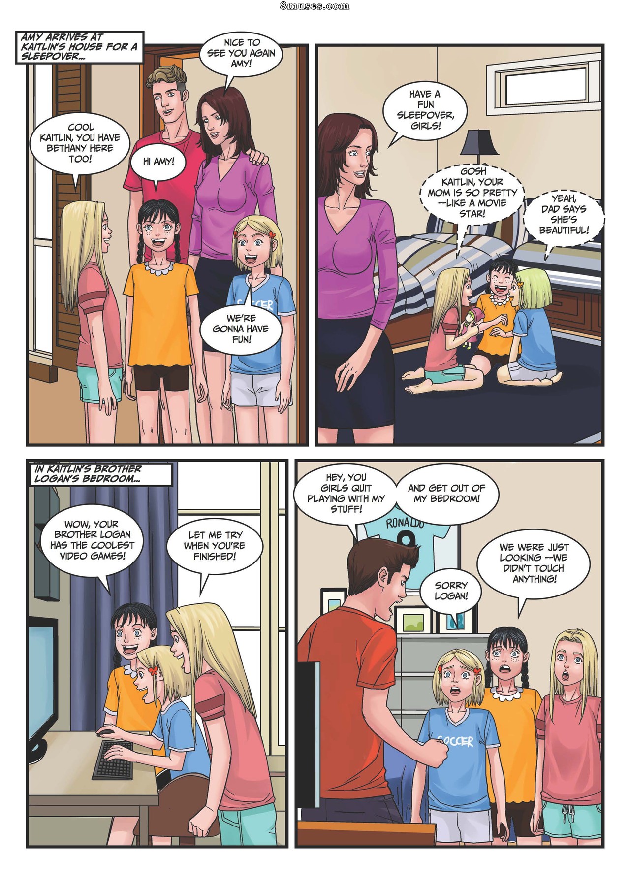 Amy's Sleepover - Issue 1 - Page 1
