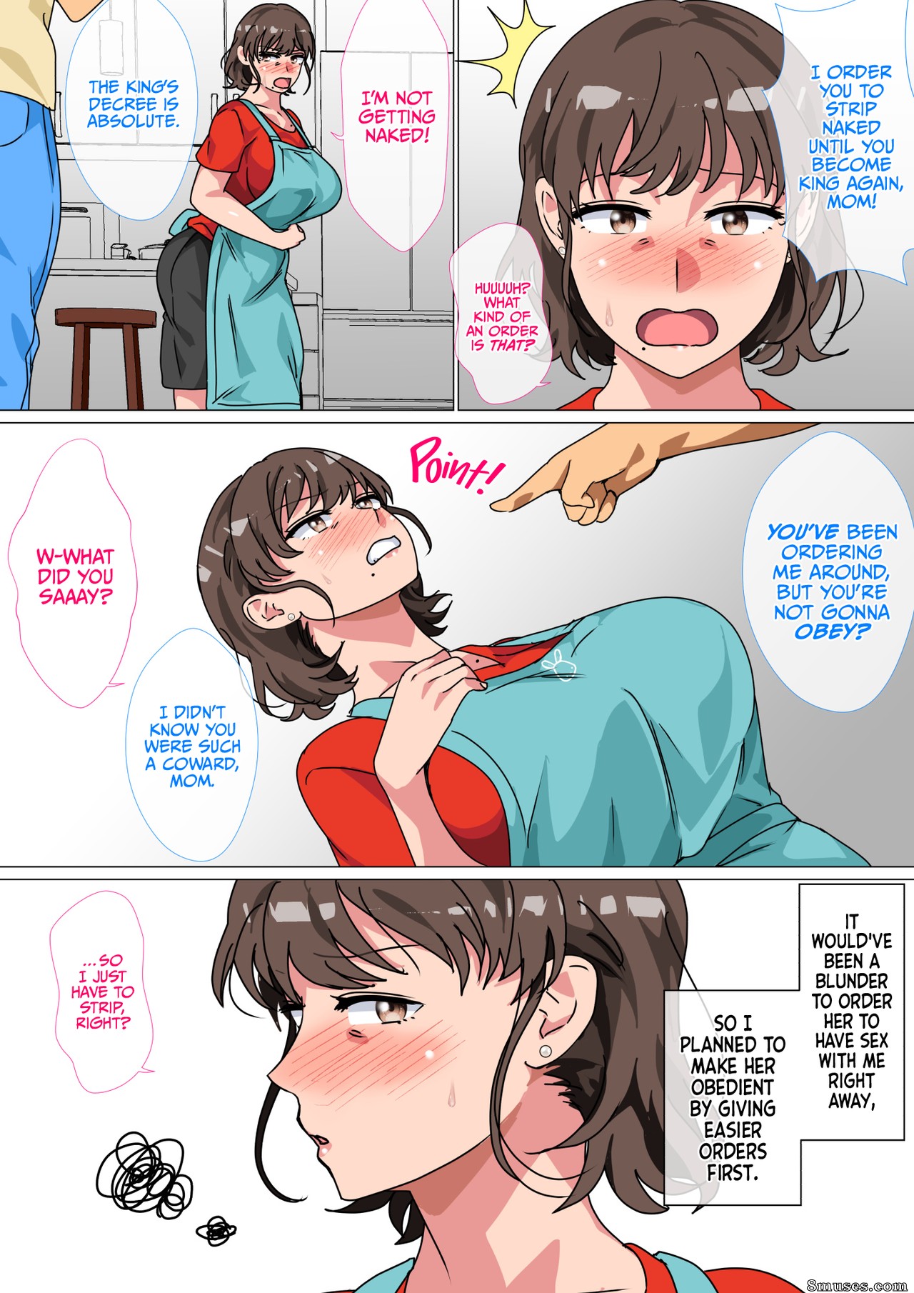 Page 14 | Hentai-and-Manga-English/Circle-Spice/I-Ordered-My-Mom -to-Have-Sex-with-Me-in-Kings-Game | 8muses - Sex Comics