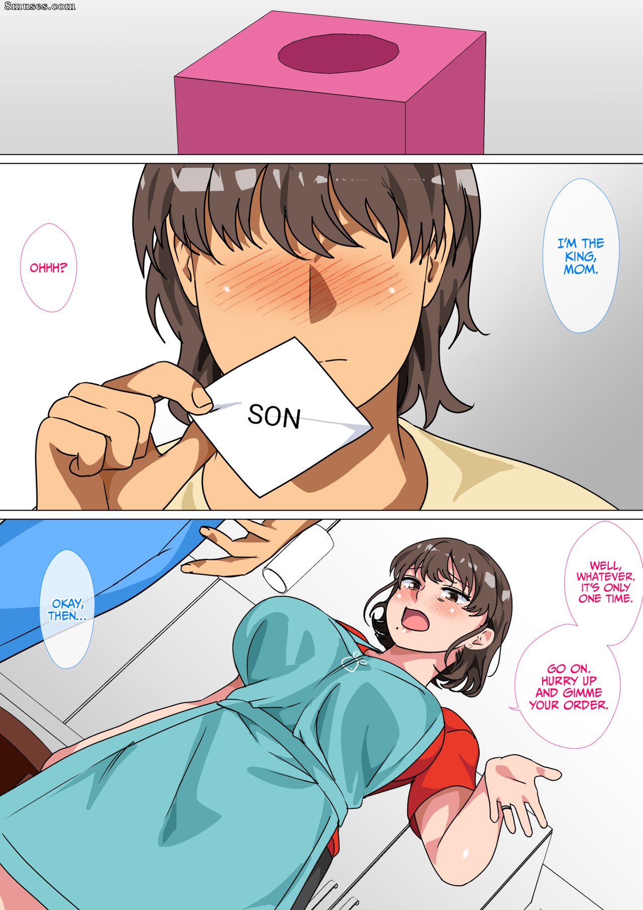 Circle Spice - I Ordered My Mom to Have Sex with Me in King's Game - Page 13