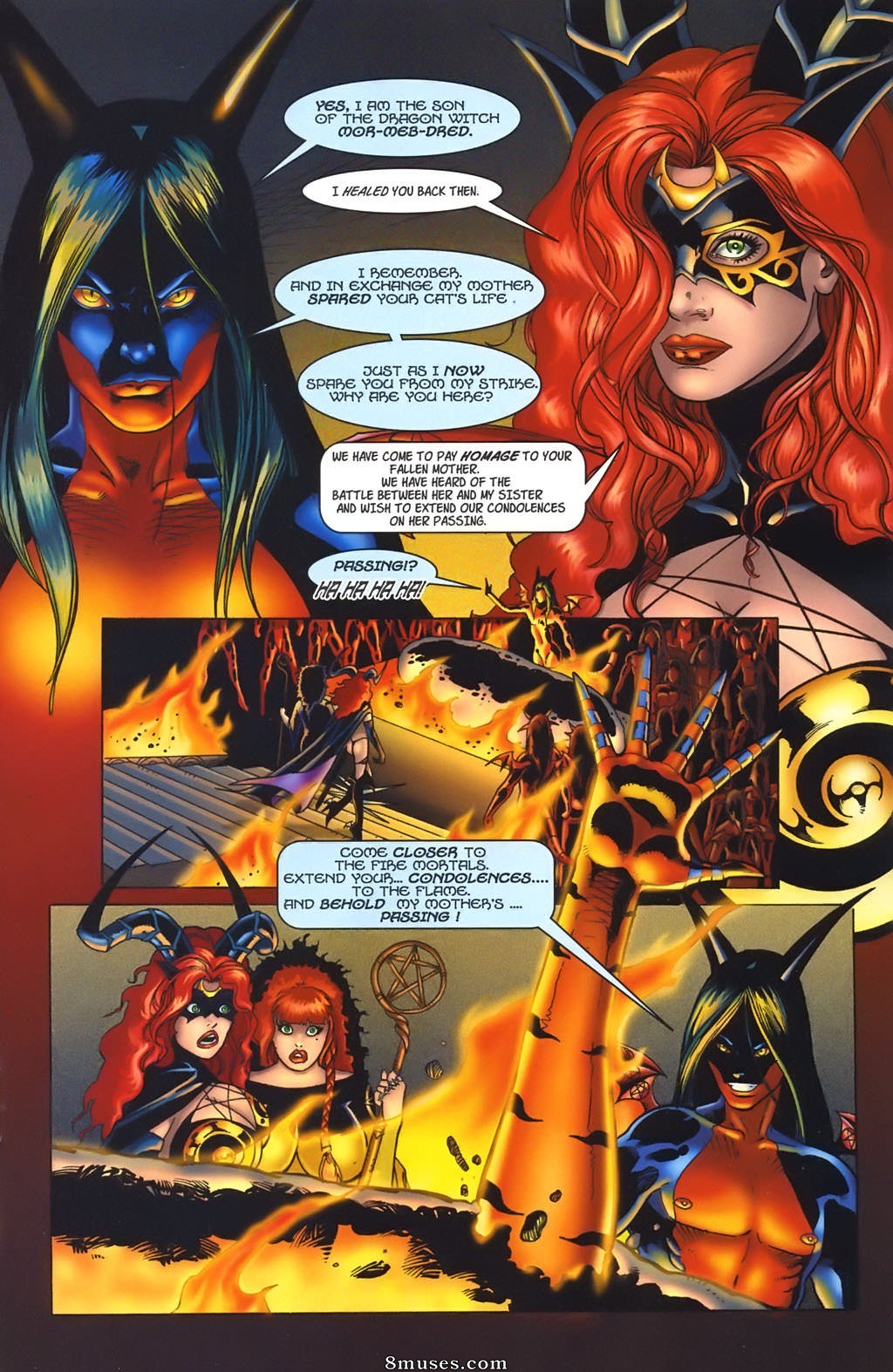 BroadSword Comics - Tarot - Witch of the Black Rose 038 - Page 11
