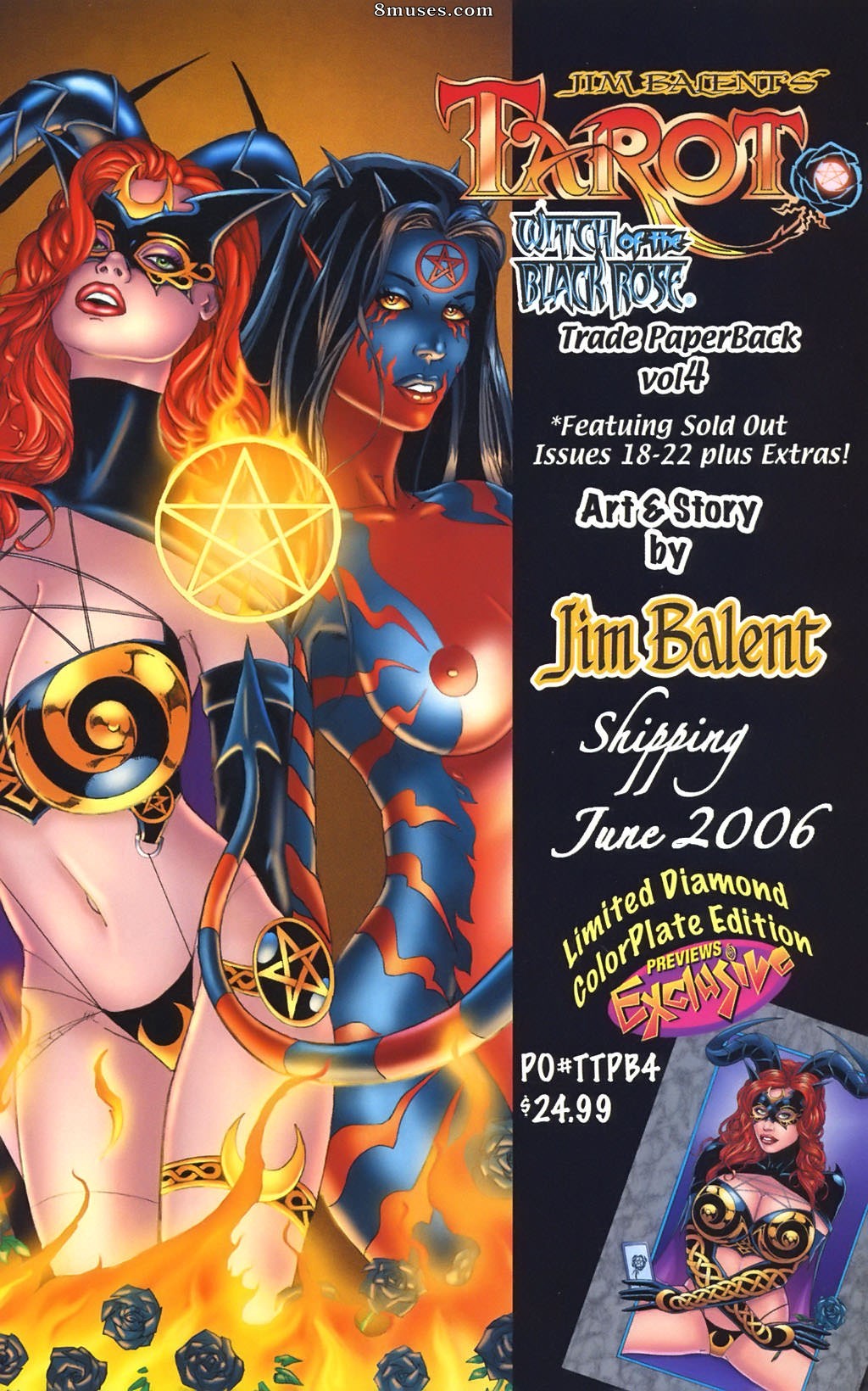 BroadSword Comics - Tarot - Witch of the Black Rose 038 - Page 25