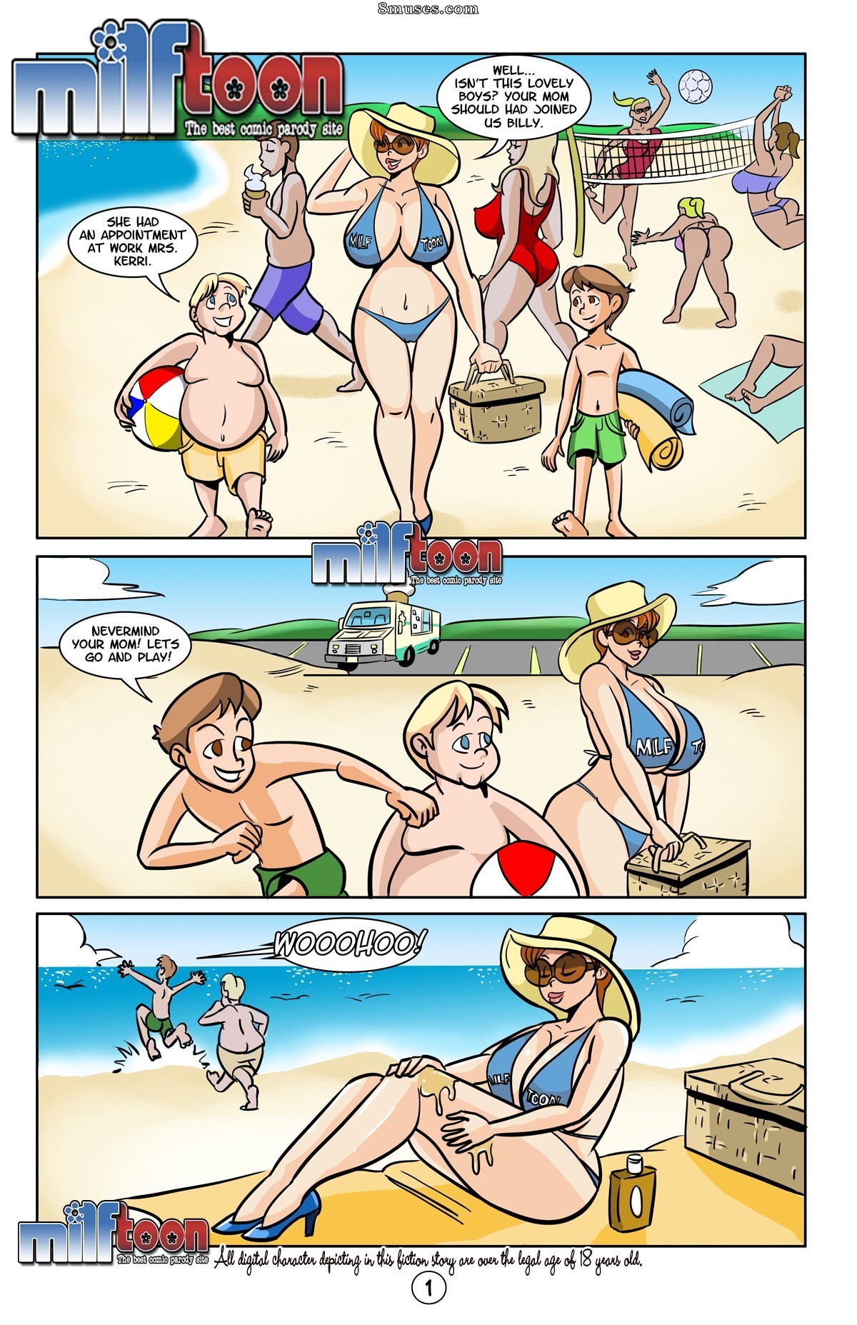 Page 1 | MilfToon-Comics/Friends-with-Benefits | 8muses - Sex Comics