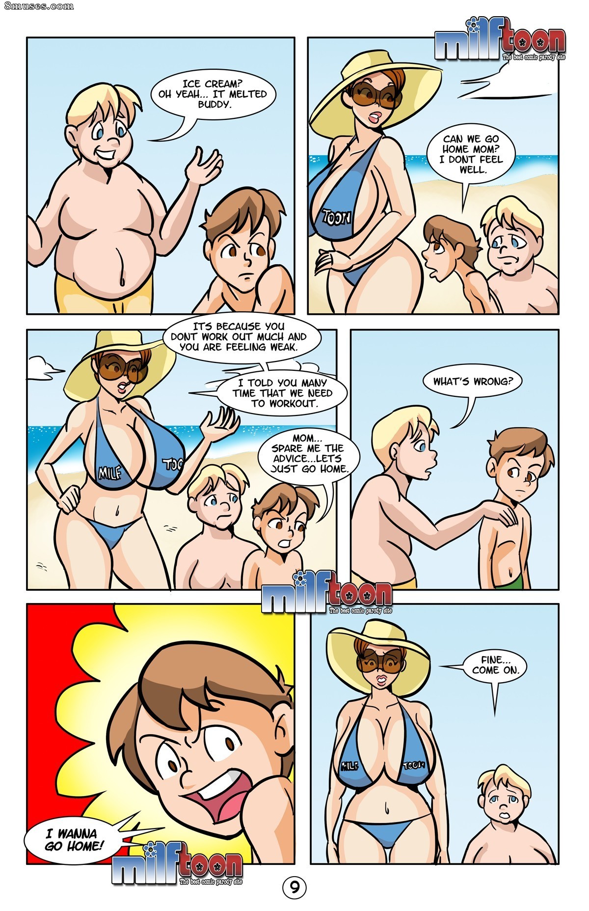 MilfToon Comics - Amigos con beneficios - Página 9