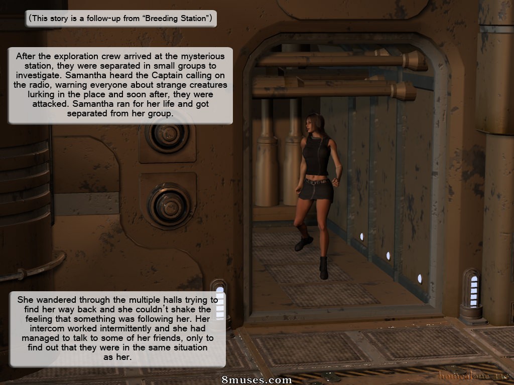 3DMonsterStories.com Comics - Oviposition - Page 2