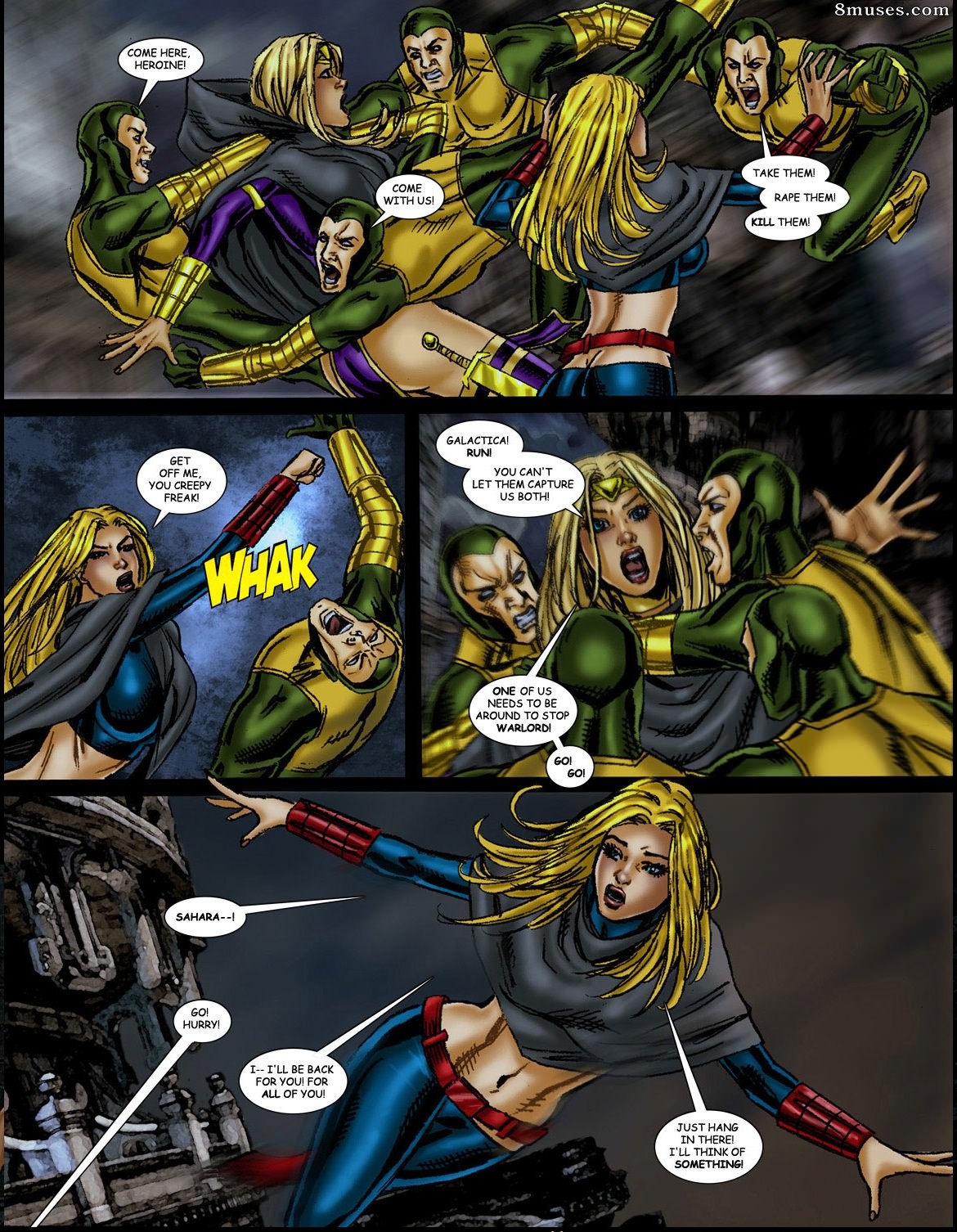 9 Superheroines vs senhor da guerra - Parte 2 - Página 5