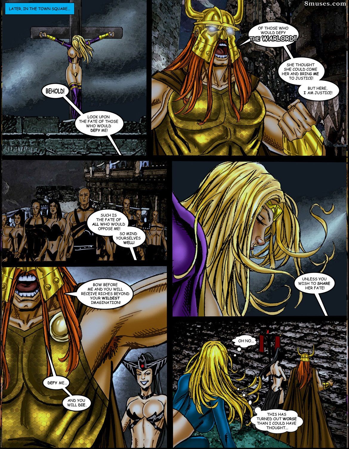 9 Superheroines vs Warlord - Part 2 - Page 24