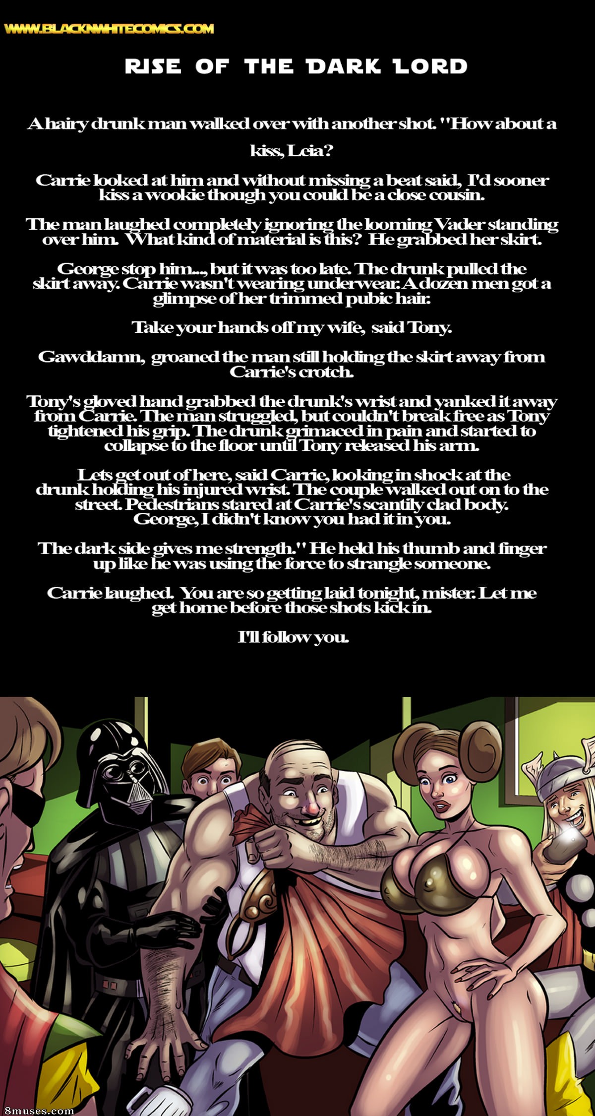 BlacknWhiteComics - Rise of the Dark Lord - Page 8