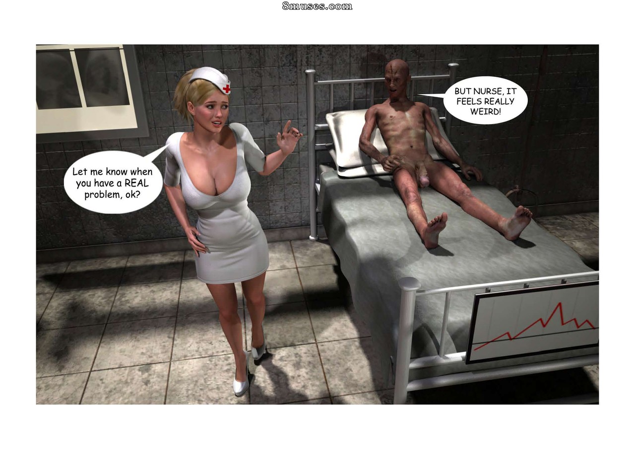 Page 24 | Renderotica-Comics/Supafly/Hollys-Freaky-Encounters-Night-Shift-Nurse  | 8muses - Sex Comics