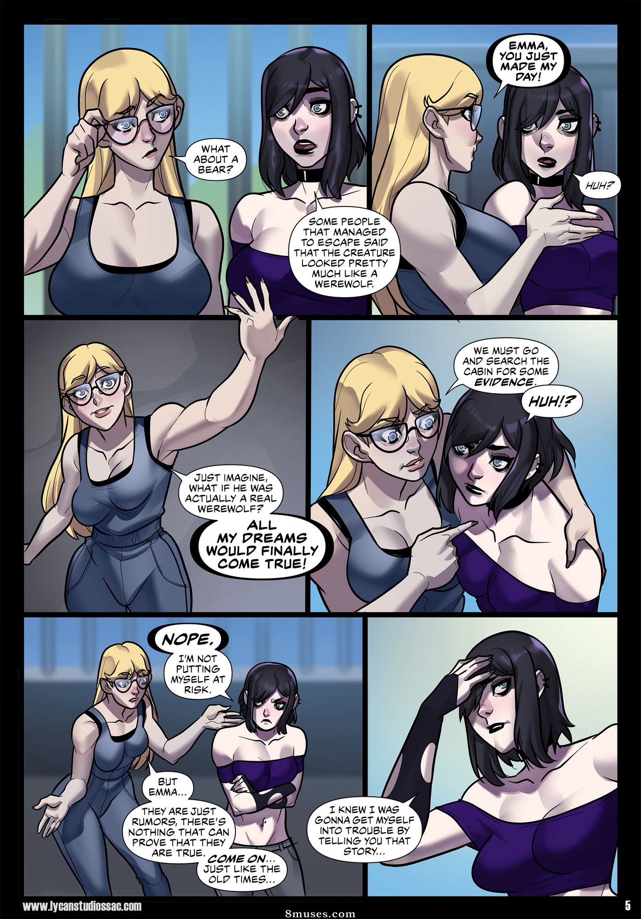 Page 8 | Locofuria-Comics/Werewolf-Fan/Issue-1 | 8muses - Sex Comics