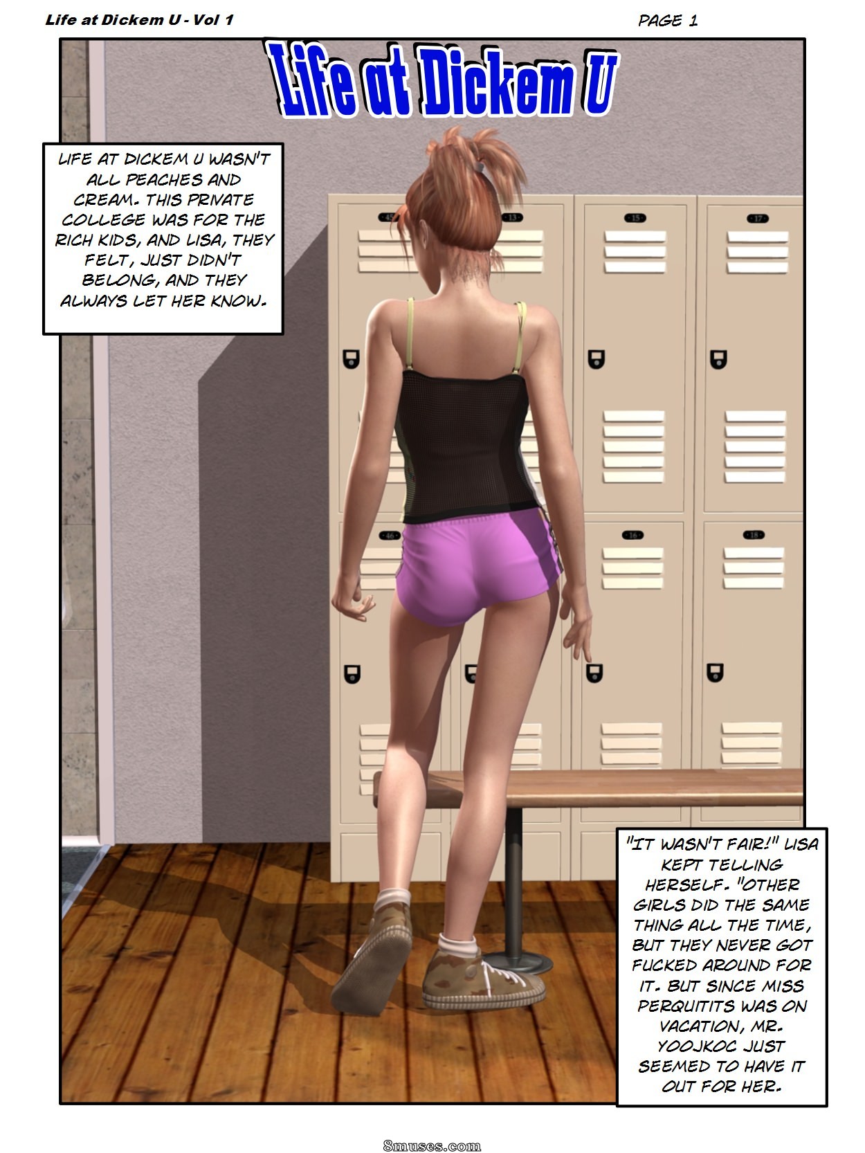 Xtreme3D Comics - Vie à l'université Dickem - Page 1