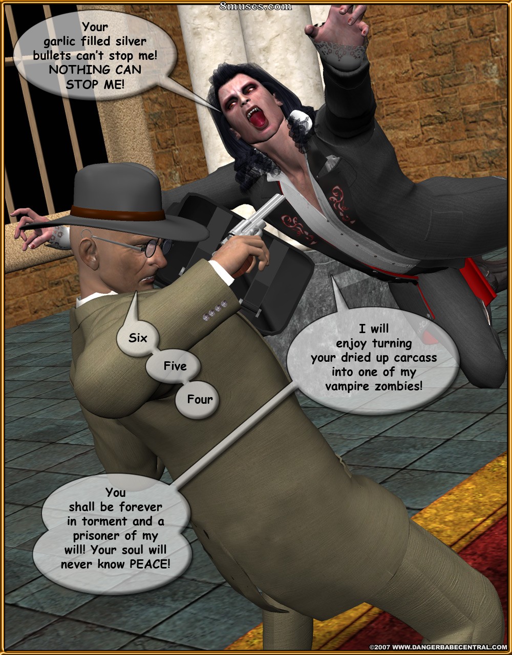 3D - Daphne - The Vampire Hunter - Page 179