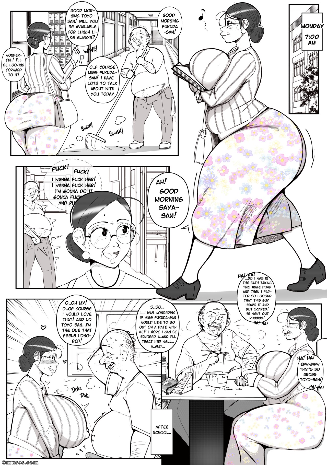BitterCream - Kind Teacher Fukuda-San - Page 1