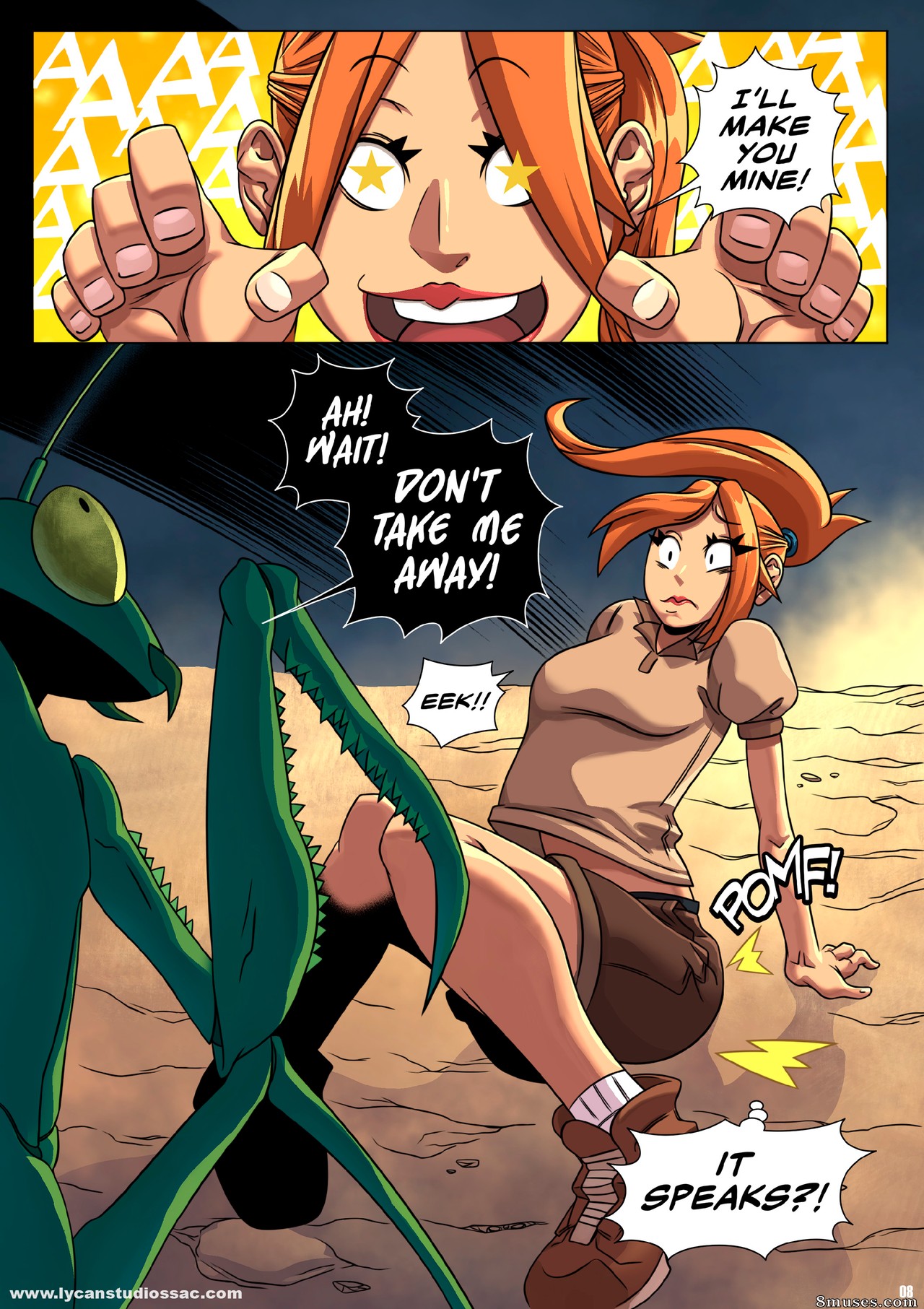Locofuria Comics - 100 Ways to Become a Monster 22 - Womantis - Page 11