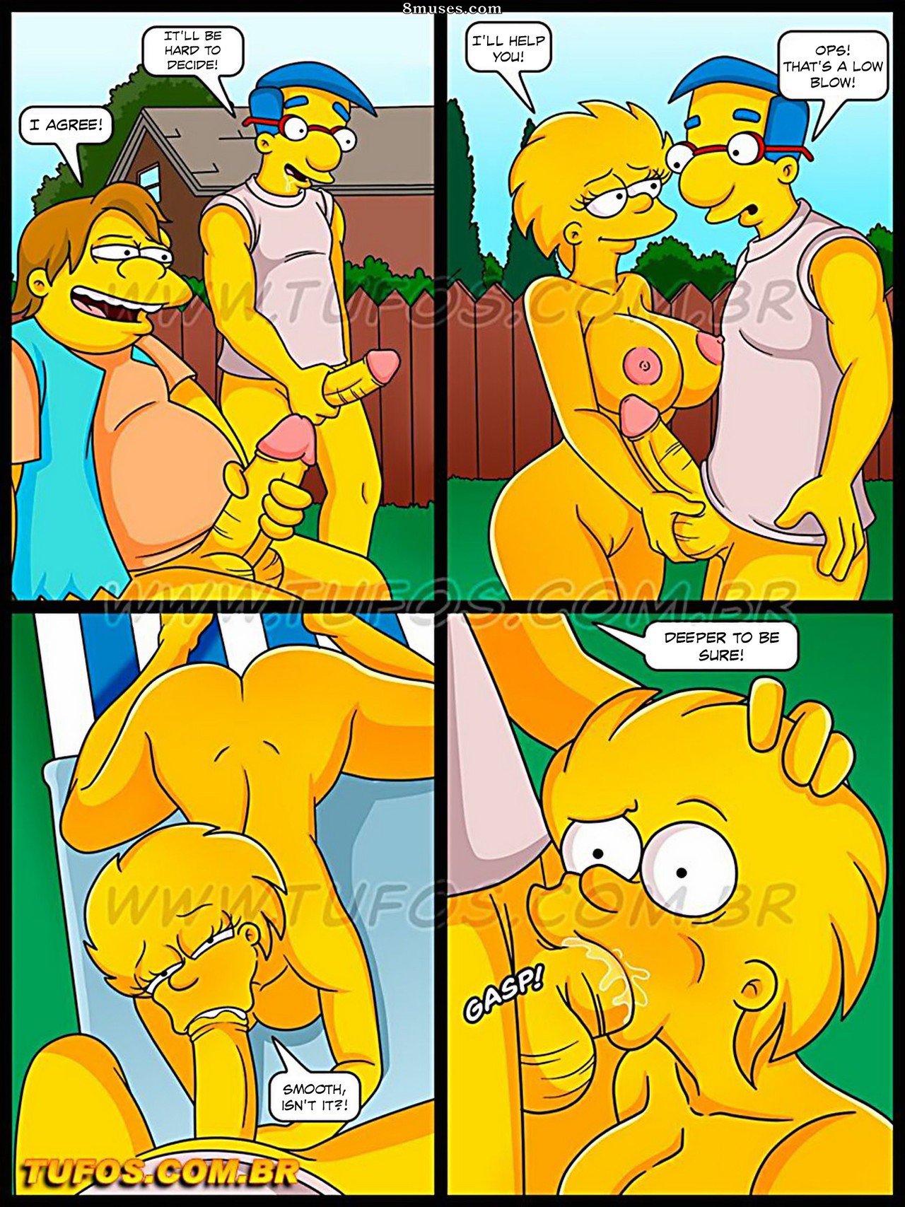 Les Simptoons - anglais - Numéro 37 - Chatte lisse ou poilue - Page 9
