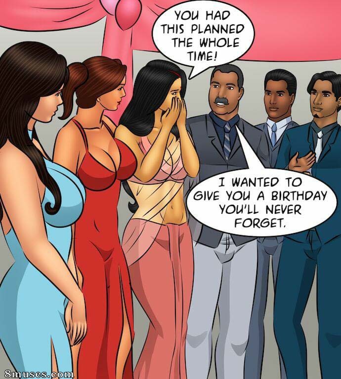 Kirtu.com Comics - Savita Bhabhi - Episode 100 - Savita's Birthday - Page 99