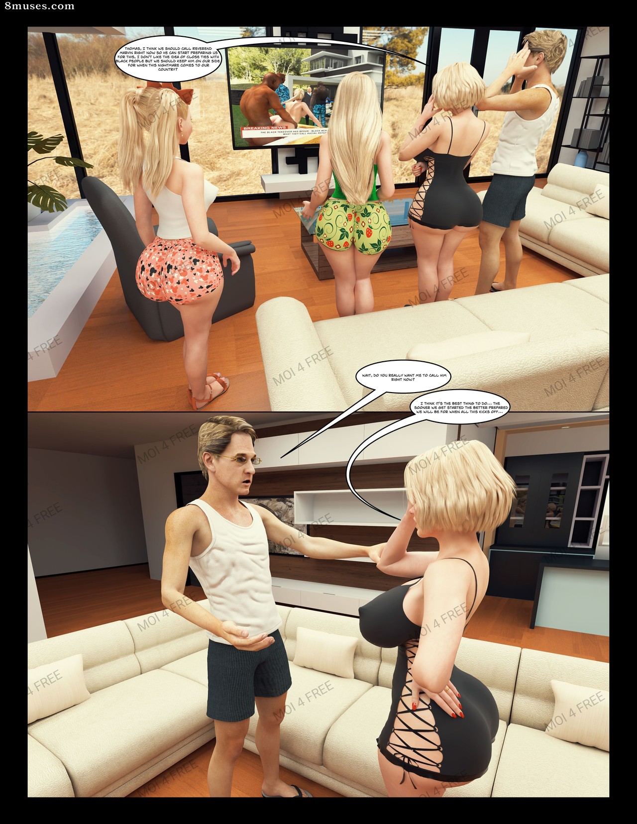 Moiarte Comics - Black Takeover - The Millers - Page 6