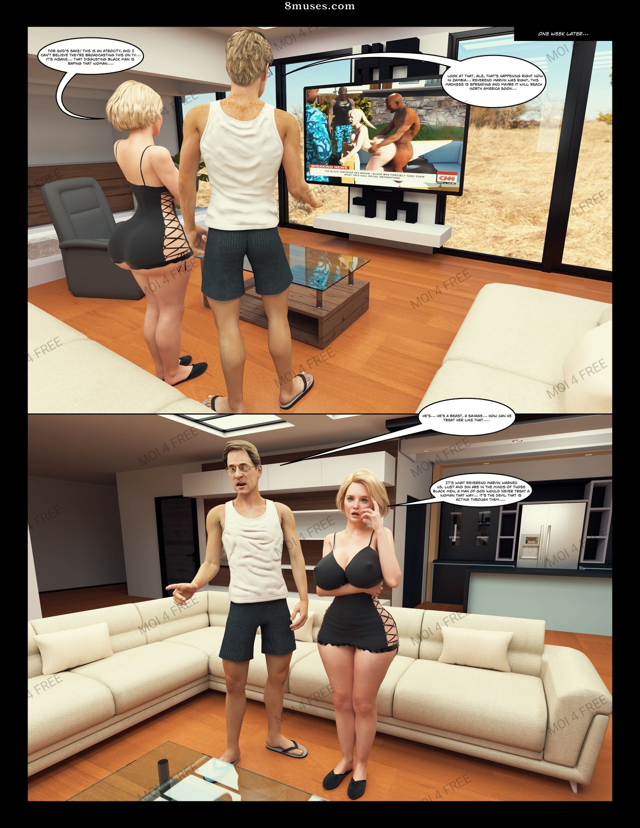 Moiarte Comics - Black Takeover - The Millers - Page 4