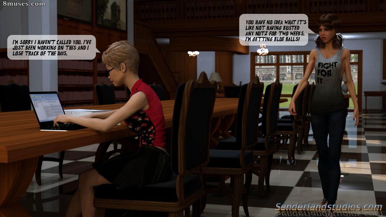 Senderland Studios Comics - El domingo de Heather en la biblioteca - Página 4