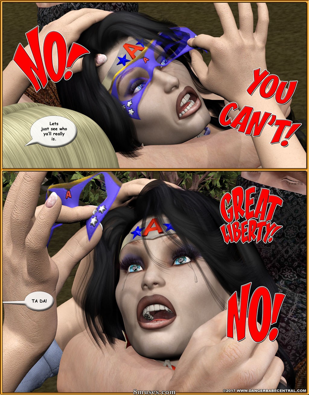 Ms Americana - Bushwacked - Full Comic with Bad Ending - Page 420
