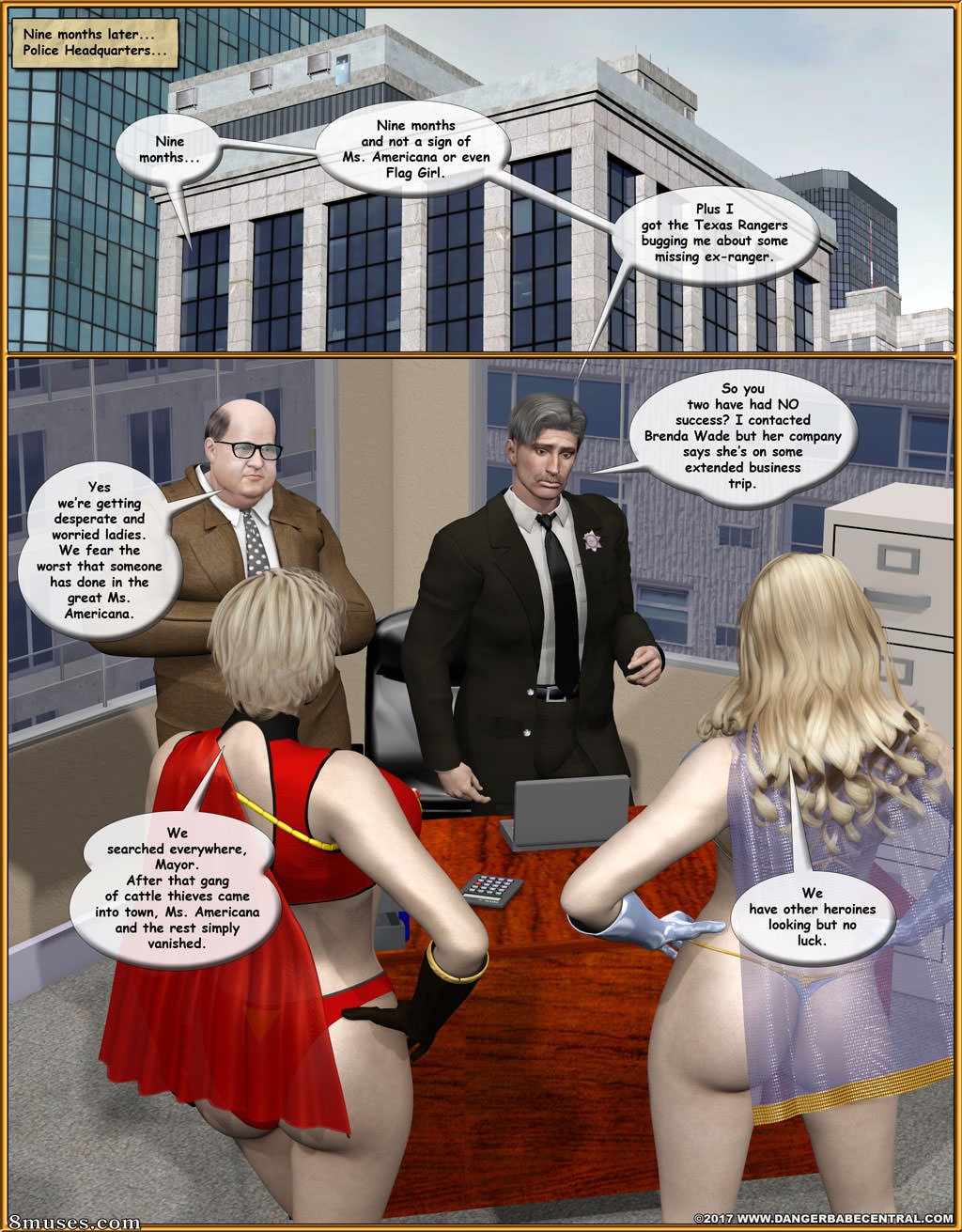 Ms Americana - Bushwacked - Full Comic with Bad Ending - Page 428