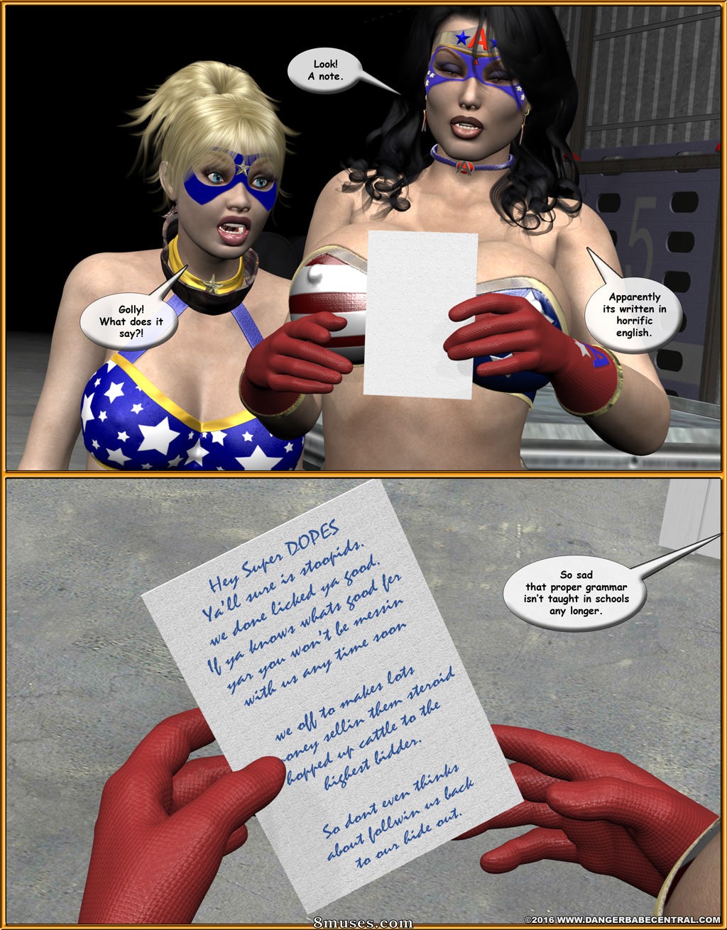 Ms Americana - Bushwacked - Full Comic with Bad Ending - Page 310