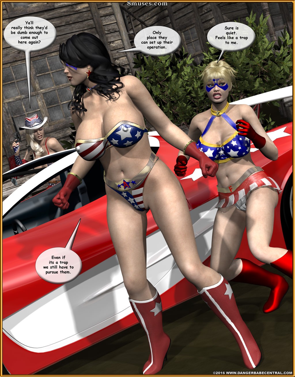 Ms Americana - Bushwacked - Full Comic with Bad Ending - Page 317