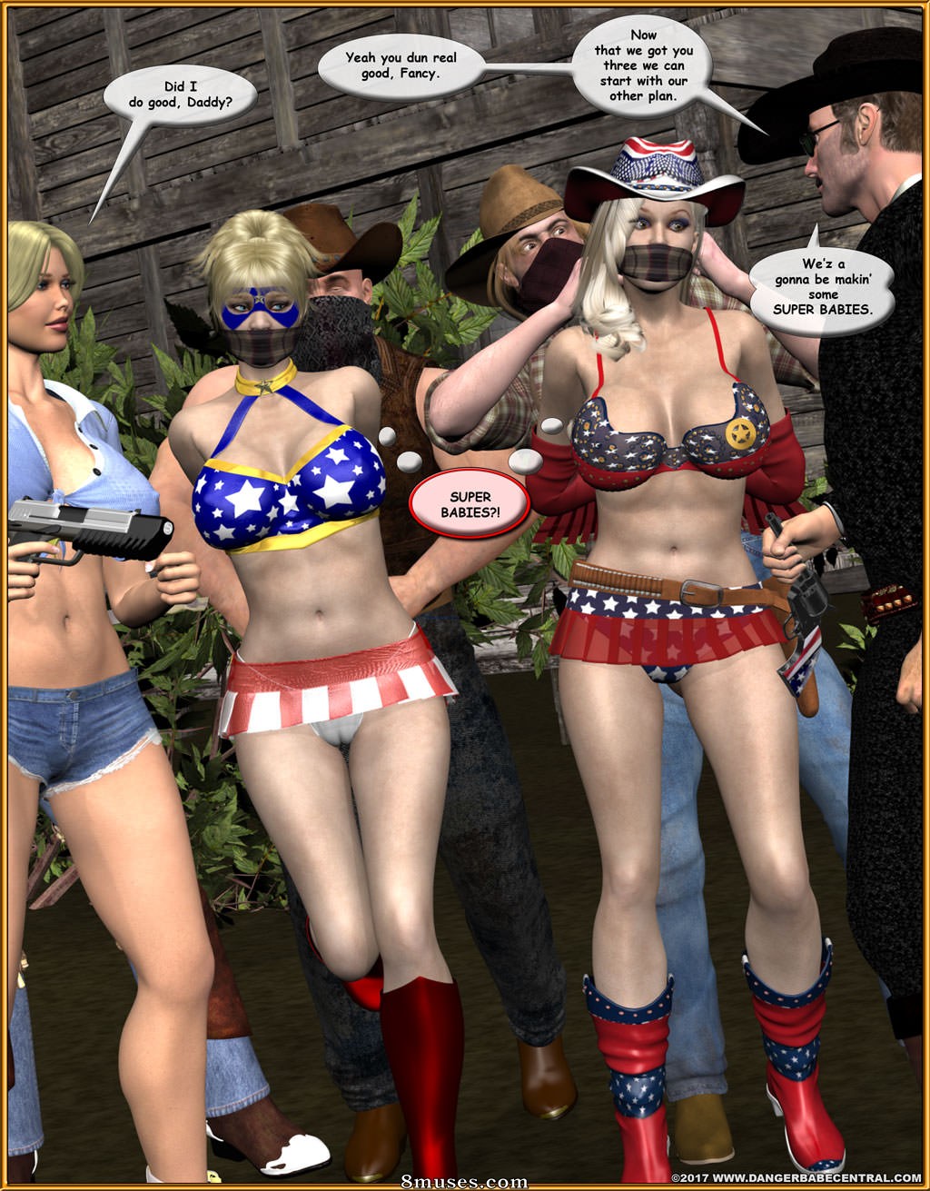 Ms Americana - Bushwacked - Full Comic with Bad Ending - Page 352
