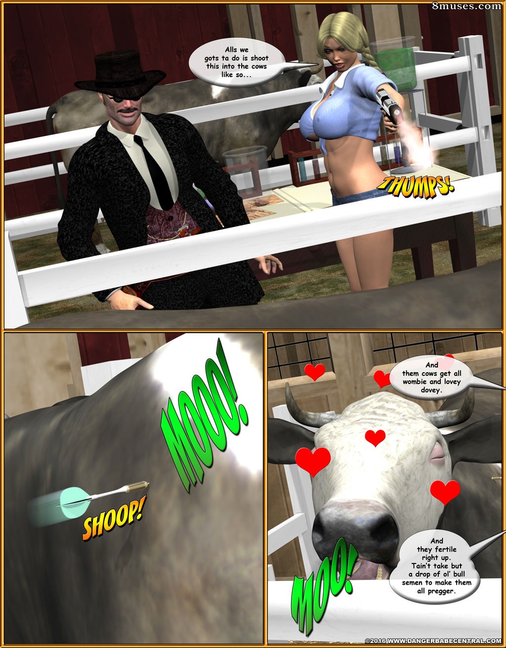 Ms Americana - Bushwacked - Full Comic with Bad Ending - Page 314