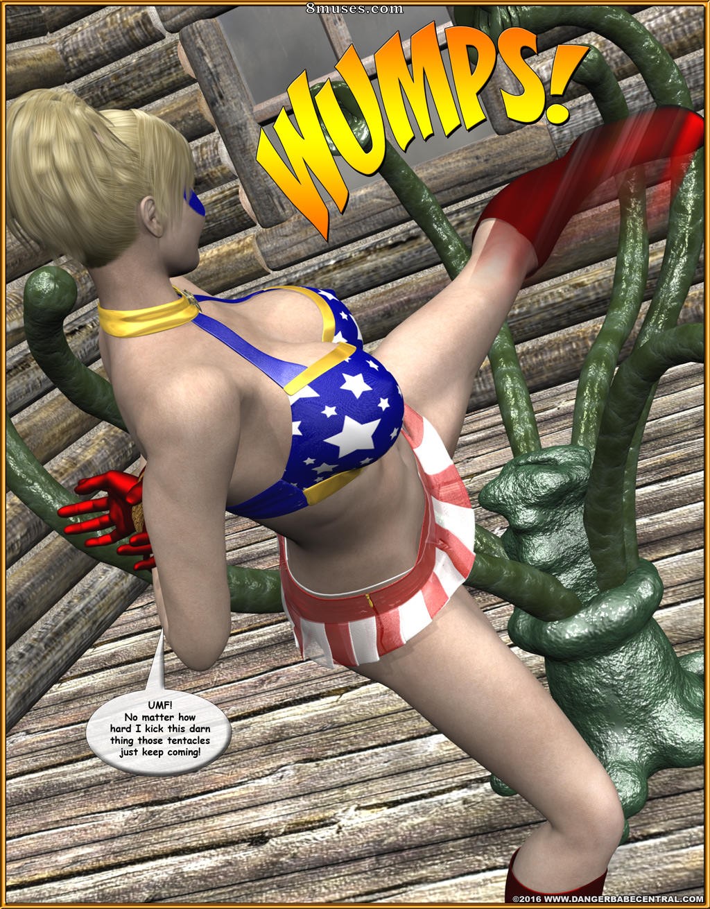 Ms Americana - Bushwacked - Full Comic with Bad Ending - Page 182