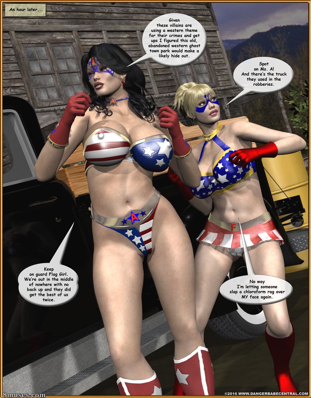 Ms Americana - Bushwacked - Full Comic with Bad Ending - Page 147