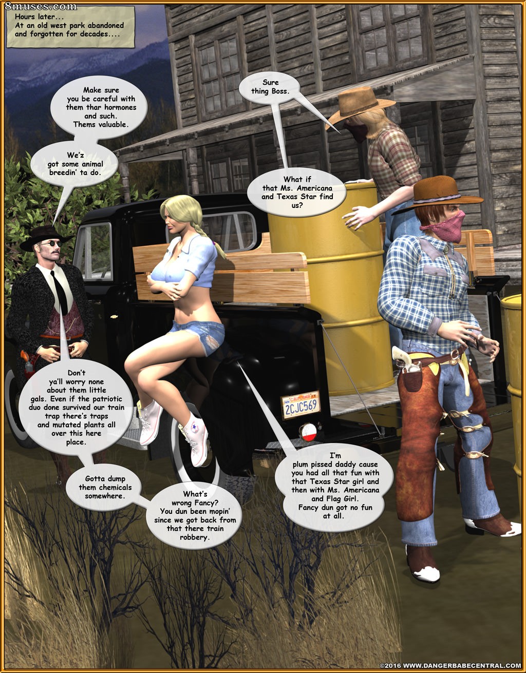 Ms Americana - Bushwacked - Full Comic with Bad Ending - Page 131