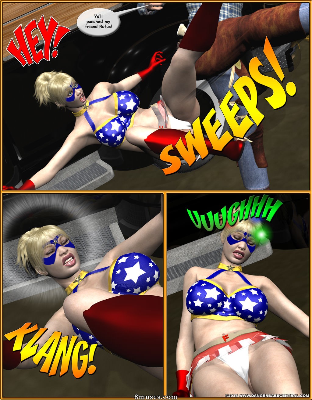 Ms Americana - Bushwacked - Full Comic with Bad Ending - Page 151