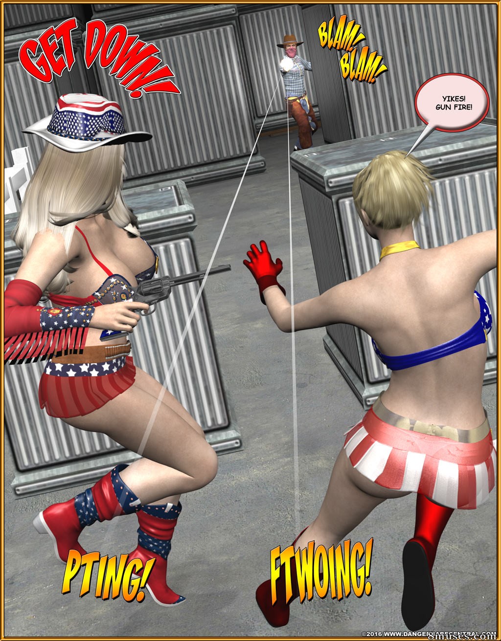 Ms Americana - Bushwacked - Full Comic with Bad Ending - Page 269
