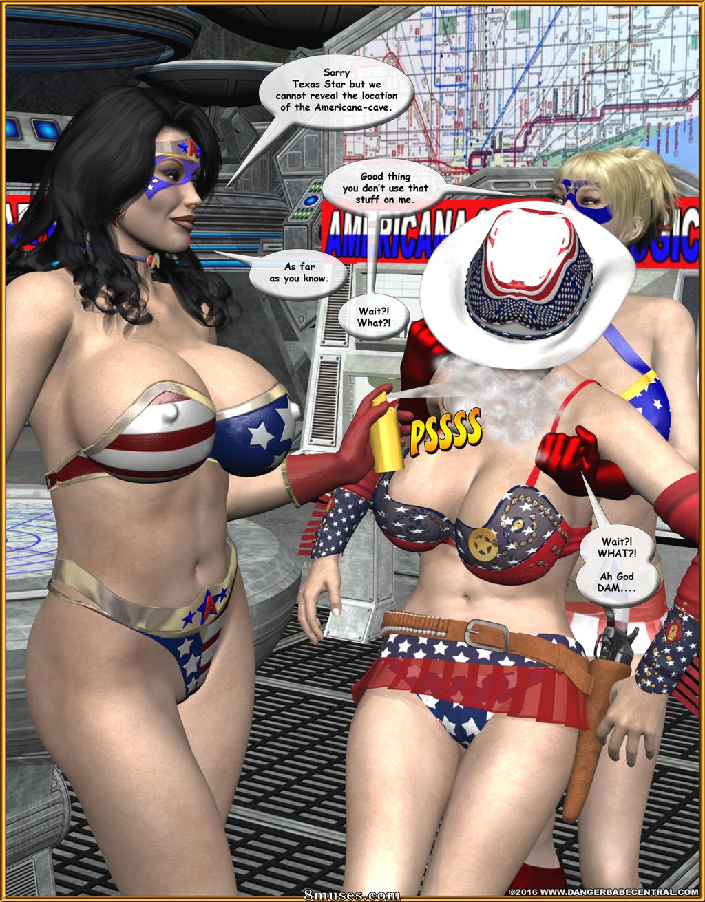 Ms Americana - Bushwacked - Full Comic with Bad Ending - Page 250