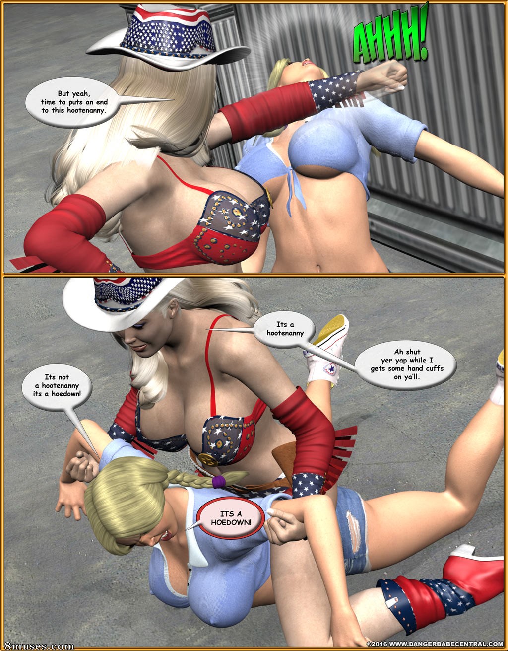 Ms Americana - Bushwacked - Full Comic with Bad Ending - Page 292