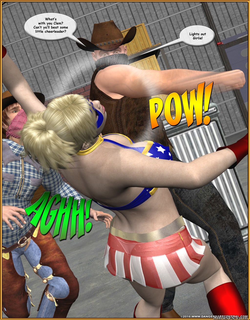 Ms Americana - Bushwacked - Full Comic with Bad Ending - Page 296
